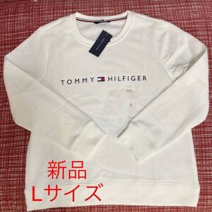 ★☆正規品・新品・未使用品・送料無料、Tommy Hilfiger(トミーヒルフィガー)スウェットトレーナー レディース　L