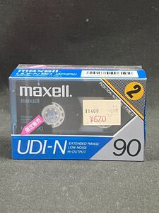 UD1N 90(ノーマル,UDI-N) / maxellハイセパレーション・サウンドUDI-N maxell年代1989シリーズUD1 未開封