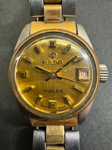 RADO ラドー IMELDA 腕時計 手巻 稼働品 7016 ステンレスベルト レディース