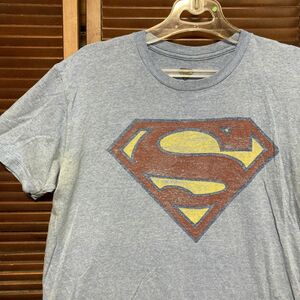 1スタ 再落無し ASAG グレー キャラ Tシャツ スーパーマン DC アメコミ ムービー 90s 00s ビンテージ 古着 ベール 卸 仕入れ