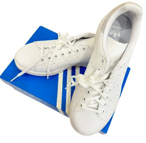 2304▲ スタン スミス STAN SMITH J F34338 adidas アディダス 24.5cm レディース スニーカー コレクション品 現状品 簡易包装 外箱あり