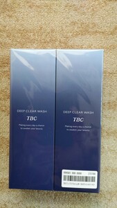 TBC ディープクリアウォッシュ洗顔料 220g 2個セット 中古 (未使用) 