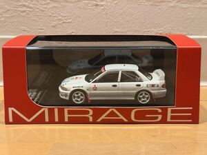 未使用 HPI MIRAGE 8543 Mitsubishi Lancer Evolution1992 Test car 1/43 三菱 ランサーエボリューション ランエボ テストカー