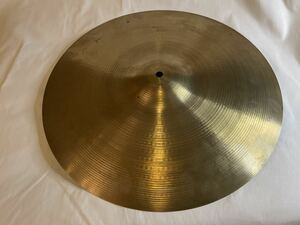 Zildjian シンバル ライドシンバル Aジルジャン 、ミディアムライド、18インチ、70年代初頭、白抜きロゴ 、1581g、