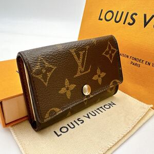 3829【美品】LOUIS VUITTON ルイヴィトン モノグラム ミュルティクレ6 6連キーケース 鍵入れ M62630/CT4155