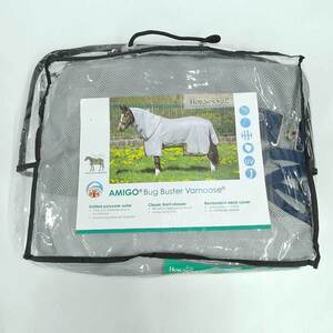 【中古・未使用品】HORSEWARE Amigo Bug Buster Vamoose ブランケット 乗馬 馬術 シルバー