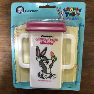 LOONEY TUNES バッグス・バニー ジュースボックスホルダー ストロー式紙パック用 ドリンクホルダー アメリカ Gerber