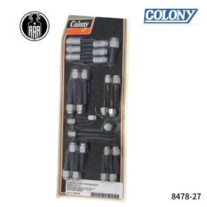 クロームメッキ トランスミッション スクリュー ナットキット ハーレーダビッドソン 8478-27 Colony コロニー