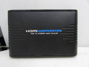 【YMT0757】★ノーブランド HDMI CONVERTRE VGA TO HDMI 1080P SCALER IN_VGAx1 OUT_HDMIx1 簡易テストのみ★中古