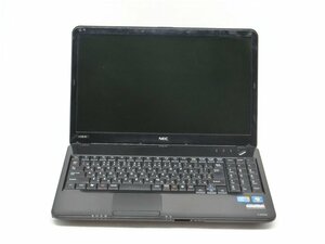 中古ノートパソコンNEC　LaVie　LS150/D　CoreI5　M450　2GB　　BIOSまで表示　詳細不明　ジャンク品