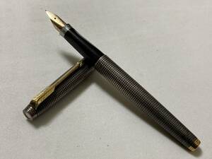 PARKER パーカー スターリングシルバー 万年筆 ペン先14K XF