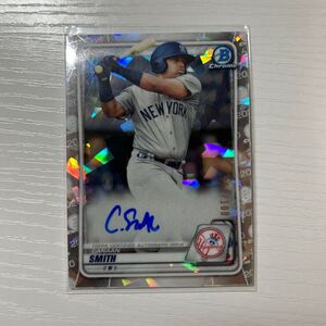 2020 Bowman Chrome Canaan Smith atomic refractor auto 100枚限定