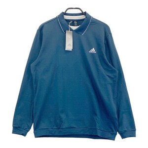 【新品】ADIDAS GOLF アディダスゴルフ GU2668 襟付 長袖Tシャツ ネイビー系 O [240101171655] ゴルフウェア メンズ