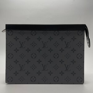 ω綺麗【LOUISVUITTON ルイヴィトン ポシェットヴォワヤージュ モノグラムエクリプス M69535 セカンドバッグ ポーチ メンズ IC確認】TK3403