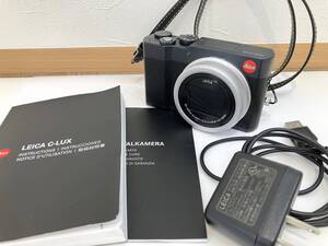 [109] 稼働品 簡易動作確認済み ライカ LEICA C-LUX デジタルカメラ 本体 バッテリー 充電器 ストラップ 取扱説明書