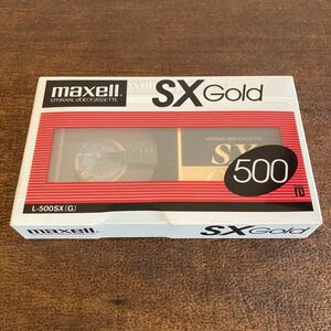  マクセル SX Gold 500 ベータ ビデオテープ 未開封 新品