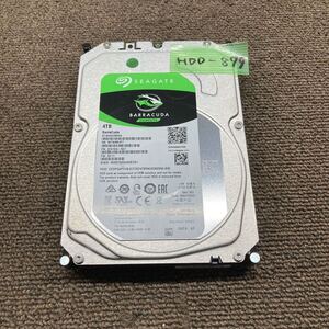 HDD-879 激安 HDD4TB 3.5インチ SATA 1750時間 内蔵HDD SEAGATE ST4000DM004-2CV104 Crystaldiskinfoにて正常品 中古