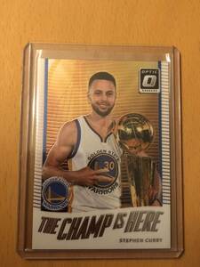 2017-18 Donruss Stephen Curry The Champ Is Here #5 Golden State Warriors