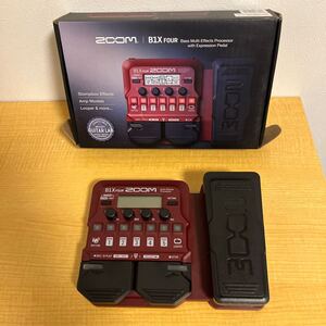 送料含む　ZOOM B1X FOUR ベース用マルチエフェクター