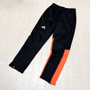 和539★ adidas アディダス ジャージ パンツ スポーツウェア M ブラック オレンジ メンズ