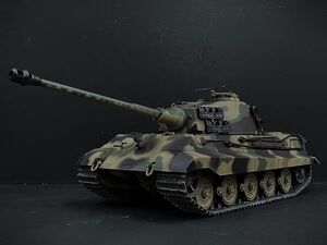 【塗装済み完成品戦車ラジコン】激レア 入手困難！ Heng Long 2.4GHz Ver.7.0 1/16 キングタイガー 3888A-1 Upgrade メタルキャタピラ仕様