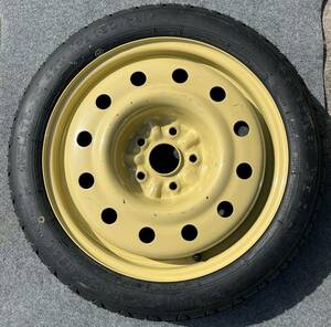 マークX クラウン レクサスGS T155/70D17 110M 17×4T PCD114.3/5H DUNLOP 応急 テンパー 未使用