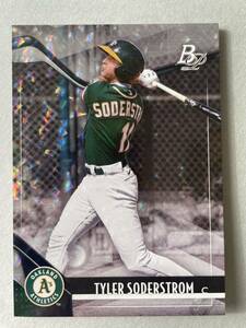 デビュー前 Topps MLB 2021 Bowman platinum #TOP-26 ICE FOIL PARALLEL パラレル TYLER SODERSTROM タイラー・ソーダーストロム Athletics