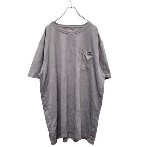 Dickies 半袖 ポケットTシャツ 2XLTサイズ ビッグサイズ ディッキーズ ポリ100% 速乾性 グレー 古着卸 アメリカ仕入 a508-5395