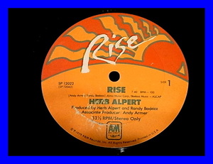 Herb Alpert/Rise / Aranjuez (Mon Amour)/US Original/5点以上で送料無料、10点以上で10%割引!!!/12