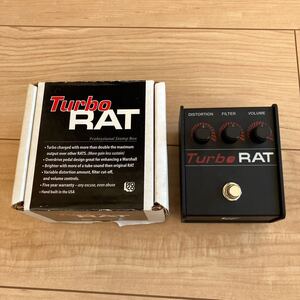 【美品】ProCo Turbo RAT MADE IN USA 箱付き USA製 プロコ RAT ディストーション エフェクター