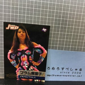 ◆1995年BBM♯163プラム麻里子/Plum Mariko/JWP女子プロレス【プロレスカード】ジャパン女子プロレス