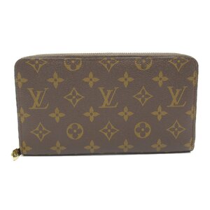 ルイ・ヴィトン ジッピー・オーガナイザー ブランドオフ LOUIS VUITTON ラウンド財布 モノグラム 中古 メンズ レディース