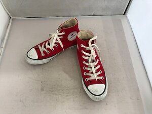 【CONVERSE　NEXYAR】コンバースネクスター　レディススニーカー　レッド　キャンバス　23.5cm　SY02-FZZ