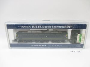 CMK31 ジャンク/現状渡し TOMIXトミックス Nゲージ 2134 JR EF81形電気機関車 トワイライトカラー TOMYトミー 鉄道模型 車両