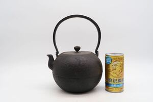 日の丸 鉄瓶 茶道具 急須 湯沸 銅蓋 煎茶道具 時代物 南部鉄器 金属工芸 無銘