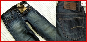 ★G-STAR RAW★USED加工＆ボタンフライストレート！W77 ◆