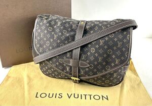 【SM1444】美品 LOUISVUITTON ルイヴィトン モノグラムミニラン ソミュール30 ショルダーバッグ 肩掛け 斜めがけ キャンバス MB2057 袋箱付