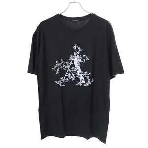 ANN DEMEULEMEESTER アンドゥムルメステール 18SS LETTER プリントTシャツ ブラック XS IT2YZUZN7ESB