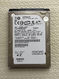 〓HITACHI〓　2.5インチHDD iVDR-S 500GB 動作品