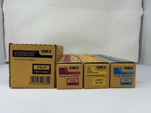 ☆1円スタート☆OKI トナーカートリッジ　4色セット　TNR-C4K（K1、M1、Y1、C1）ジャンク扱い