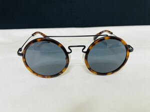 Yohji Yamamoto ヨウジ ヤマモト 山本耀司 サングラス YY5010 003 未使用 美品 伊達メガネ ラウンド ボストン 鼈甲柄 人気