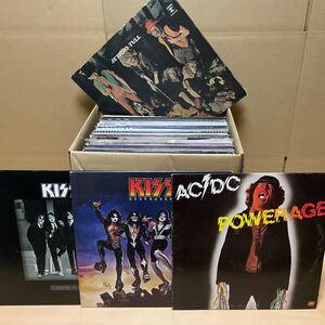 60枚まとめて/洋楽 ROCK POPS/AC/DC KISS WHO JETHRO FACES ダイアーストレイツ ALAN STYX BEATLES ABBA/大量セット売/0104-5キッス