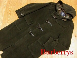 ★バーバリー Burberry★メンズ 裏ノバチェック ダッフルコート ブラウン サイズM★R70112011B