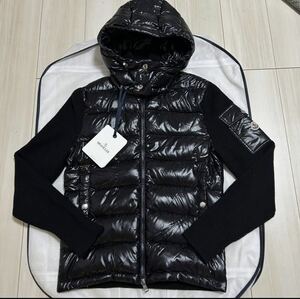 【美品】【最安値】MONCLER モンクレール ハイブリッドダウン　ジャケット　黒　S