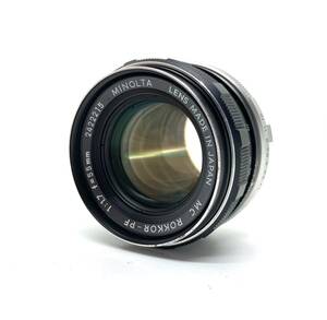 【★外観美品★】ミノルタ MINOLTA MC ROKKOR-PF 55 F1.7　♯0360