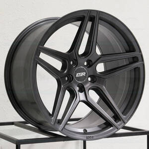 62【新品】4本 ESR RF15 20インチ 9.0J+22×10.5J+25 5穴 PCD114.3 ガンメタグラファイト ヘラフラ ssr work