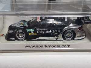 新品 1/43 スパーク SPARK Mercedes-Benz C-Klasse Coupe AMG No.5 DTM 2014 Original-Teile Mercedes AMG Christian Vietoris