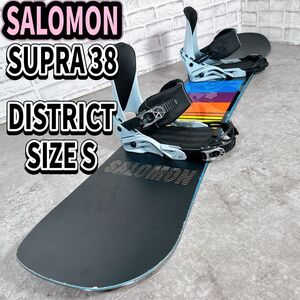 サロモン　ジュニア　レディース　スノーボード　ビンディングセットsalomon supra 38 DISTRICT