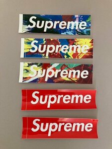 ▽♪ SUPREME シュプリーム ステッカー 5点セット