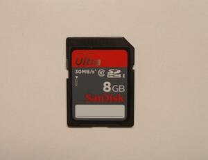 8GB SDHCメモリーカード SanDisk